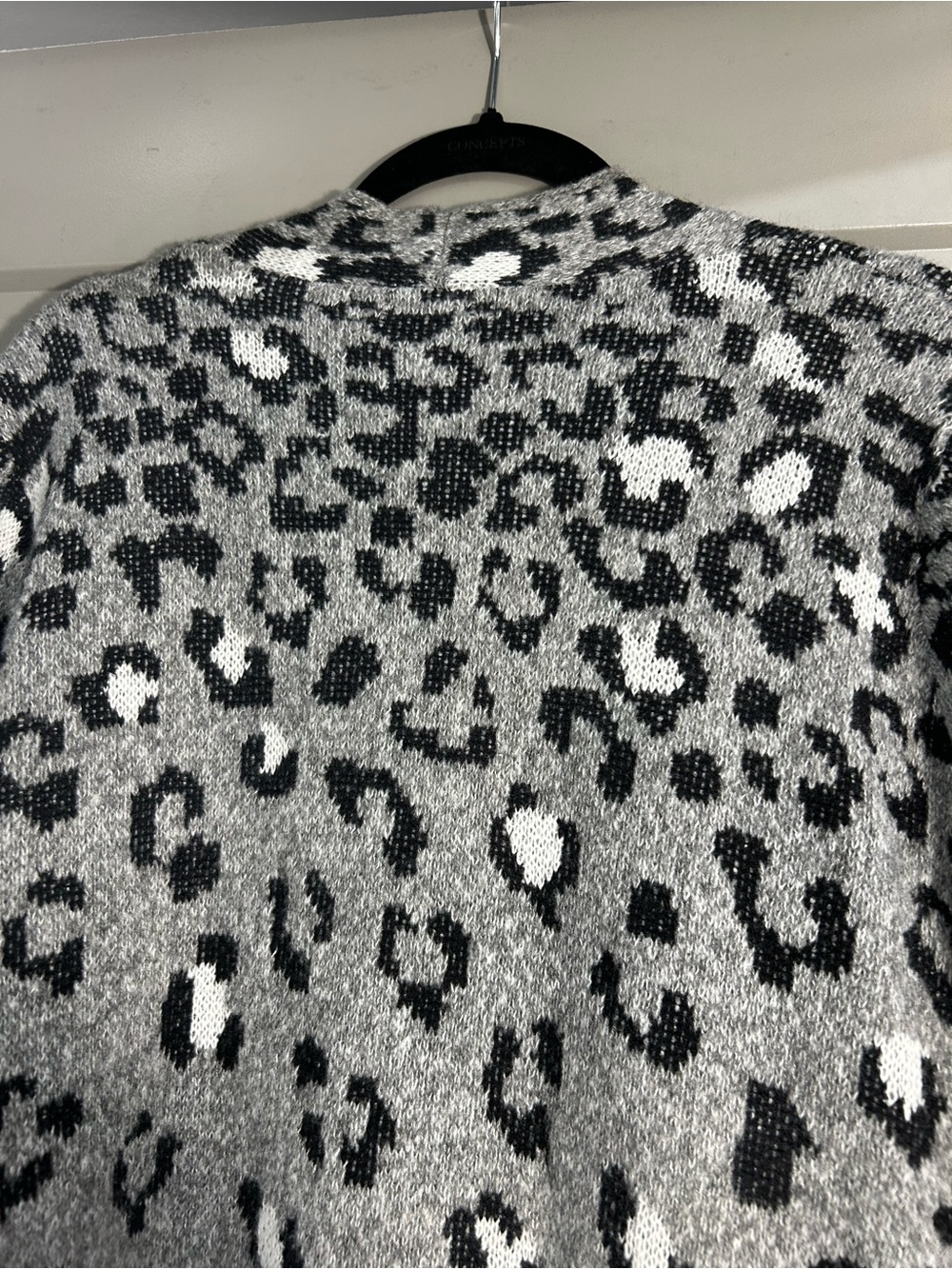 Nine West | Open-Front Cardigan | Women’s | Grey and Black Leopard | XXL - Picture 11 of 12
